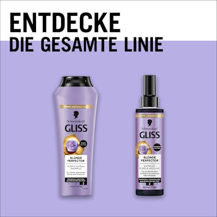 Sprüh-Conditioner Express-Purple Blonde Perfector Schwarzkopf GLISS