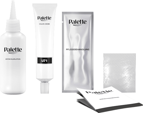 Haarfarbe U71 Kühles Silbergrau Palette Intensive Color Creme