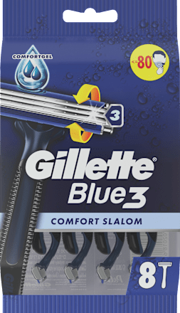 Самобръсначка за еднократна употреба Blue3 Comfort Slalom Gillette