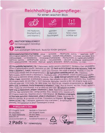 Augenpads Hydrogel Holo (1 Paar) Balea