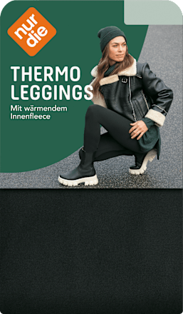 Thermo-Leggings mit Innenfleece schwarz Gr. 36/38 nur die