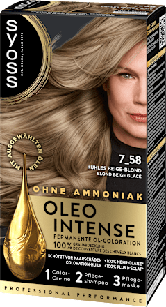 Haarfarbe 7_58 Kühles Blond Syoss Oleo Intense