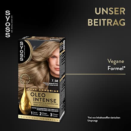 Haarfarbe 7_58 Kühles Blond Syoss Oleo Intense