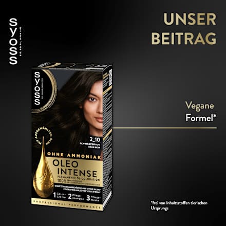 Haarfarbe 2_10 Schwarzbraun Syoss Oleo Intense