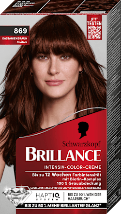Haarfarbe 869 Kastanienbraun Schwarzkopf Brillance