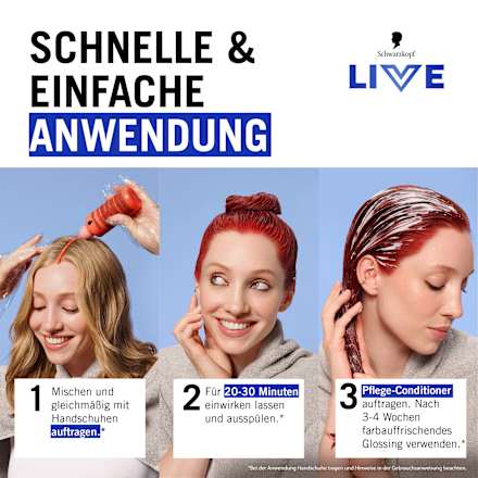 Haarfarbe 035 Real Red Schwarzkopf LIVE