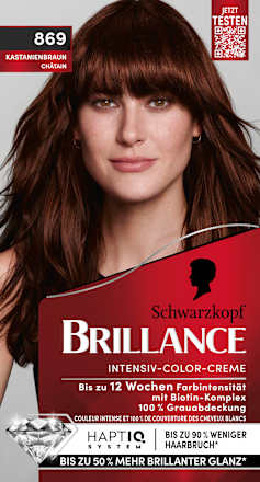 Haarfarbe 869 Kastanienbraun Schwarzkopf Brillance