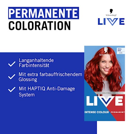 Haarfarbe 035 Real Red Schwarzkopf LIVE
