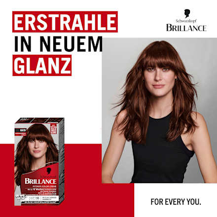 Haarfarbe 869 Kastanienbraun Schwarzkopf Brillance