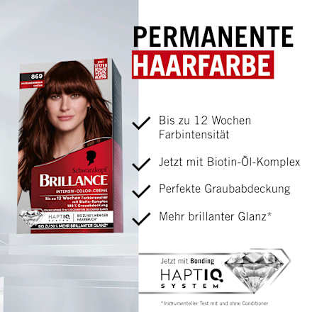 Haarfarbe 869 Kastanienbraun Schwarzkopf Brillance