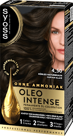 Haarfarbe 4_50 Naturbraun Syoss Oleo Intense
