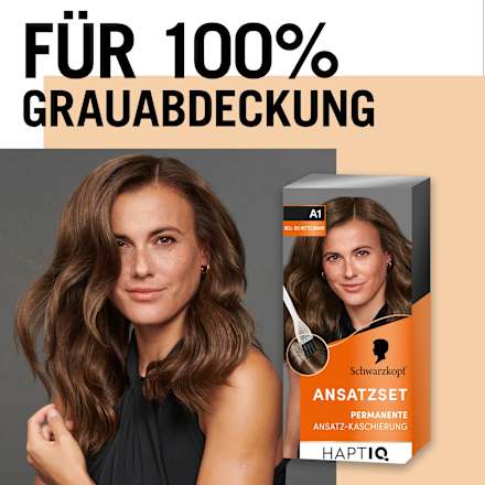 Ansatzset A1 Hell- bis Mittelbraun Schwarzkopf