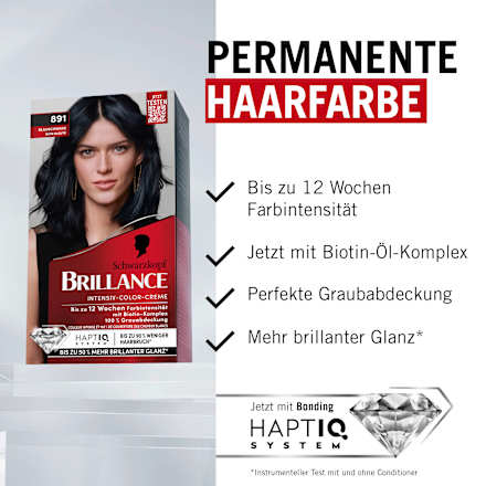Haarfarbe 891 Blauschwarz Schwarzkopf Brillance