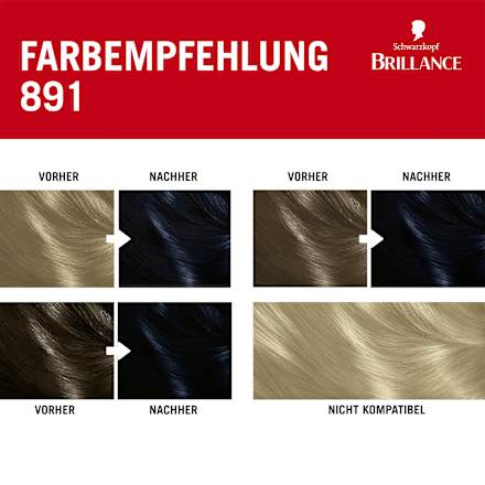 Haarfarbe 891 Blauschwarz Schwarzkopf Brillance