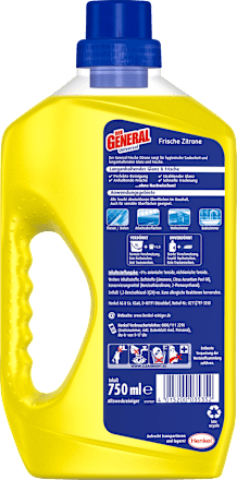 Allzweckreiniger Zitrone DER GENERAL