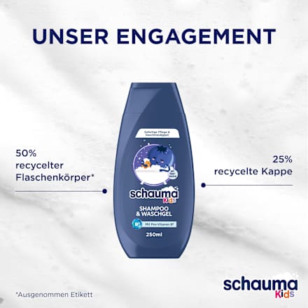 Kinder Shampoo & Waschgel Blaubeere schauma