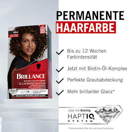 Haarfarbe 924 Schokobraun Schwarzkopf Brillance