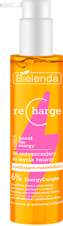 Recharge Moisturising and Brightening gel za čišćenje lica Bielenda