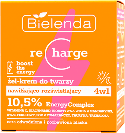 Recharge Moisturising and Brightening gel-krema za lice Bielenda