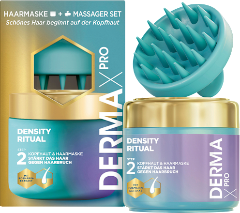 Kopfhaut & Haarmaske Derma x Pro Density Ritual + Massager Set head&shoulders