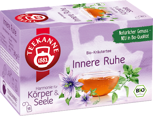 Kräutertee, Innere Ruhe (18 Beutel) Teekanne