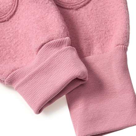 Latzhose aus Wollwalk mit Mitwachsfunktion, rosa, Gr. 98/104 ALANA