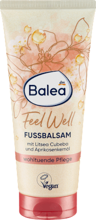 Balzam za stopala Feel Well, s uljem marelice Balea
