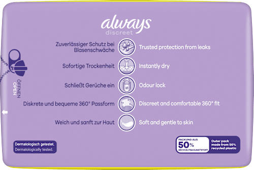 discreet Pants Inkontinenz Plus Gr. M always