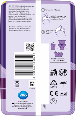 discreet Pants Inkontinenz Plus Gr. M always