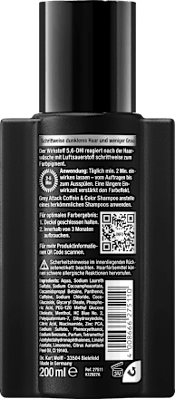 Shampoo Grey Attack Coffein & Color Alpecin