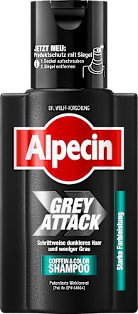 Shampoo Grey Attack Coffein & Color Alpecin