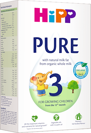 Ekološko Junior mleko PURE 3, 12m+ HiPP