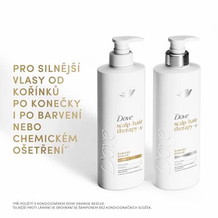 scalp hair therapy šampon na vlasy Damage Rescue Dove