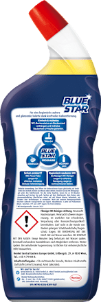 WC Reiniger Gel Kraft Aktiv Blütenfrische BLUE STAR