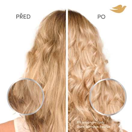 scalp hair therapy kondicionér na vlasy Damage Rescue Dove