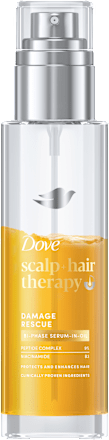scalp hair therapy bifázový olej na vlasy Damage Rescue Dove