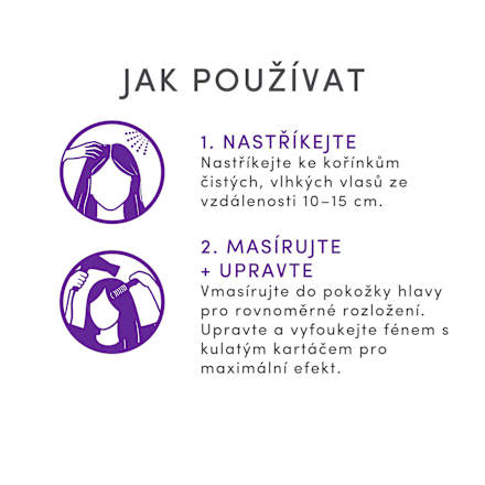 scalp hair therapy sprej pro objem vlasů Density & Growth Dove