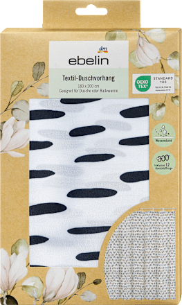 Textil-Duschvorhang ebelin