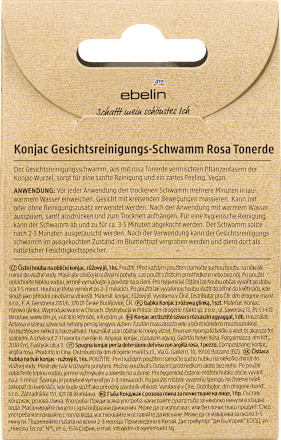 Konjac Gesichtsreinigungs-Schwamm ebelin