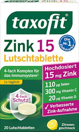Zink Lutschtabletten 20 St taxofit