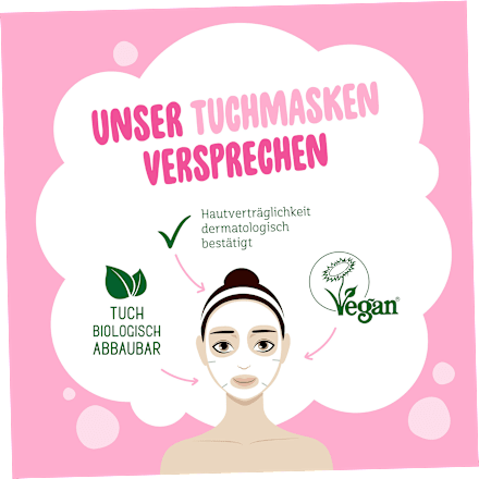 Tuchmaske Bubble Glow Crazy Cactus THE Beauty Mask COMPANY