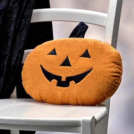 Plüschkissen Halloweenkürbis, orange Dekorieren & Einrichten