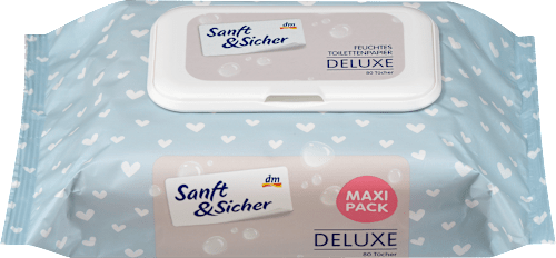 Feuchtes Toilettenpapier Maxi Pack Sanft&Sicher