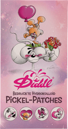 Anti Pickel Patches Diddl bedruckt Hydrokolloid Diddl