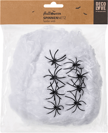 Spinnennetz mit 8 Spinnen (57 g) BRAUNS-HEITMANN