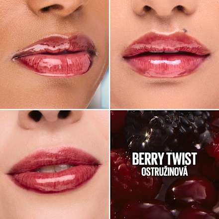 olejový gel rty Lifter gel 008 Berry Twist MAYBELLINE NEW YORK