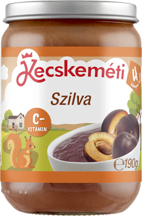 Bébidesszert szilva gyümöcspüré 4 hónapos kortól Kecskeméti