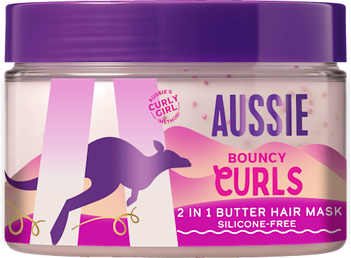 Mască hidratantă 2 în 1 Bouncy Curls AUSSIE