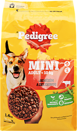 Száraz eledel felnőtt kutyáknak, marhával és zöldségekkel Pedigree
