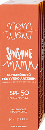 Fényvédő arckrém Sunshine mama SPF 50 momwow
